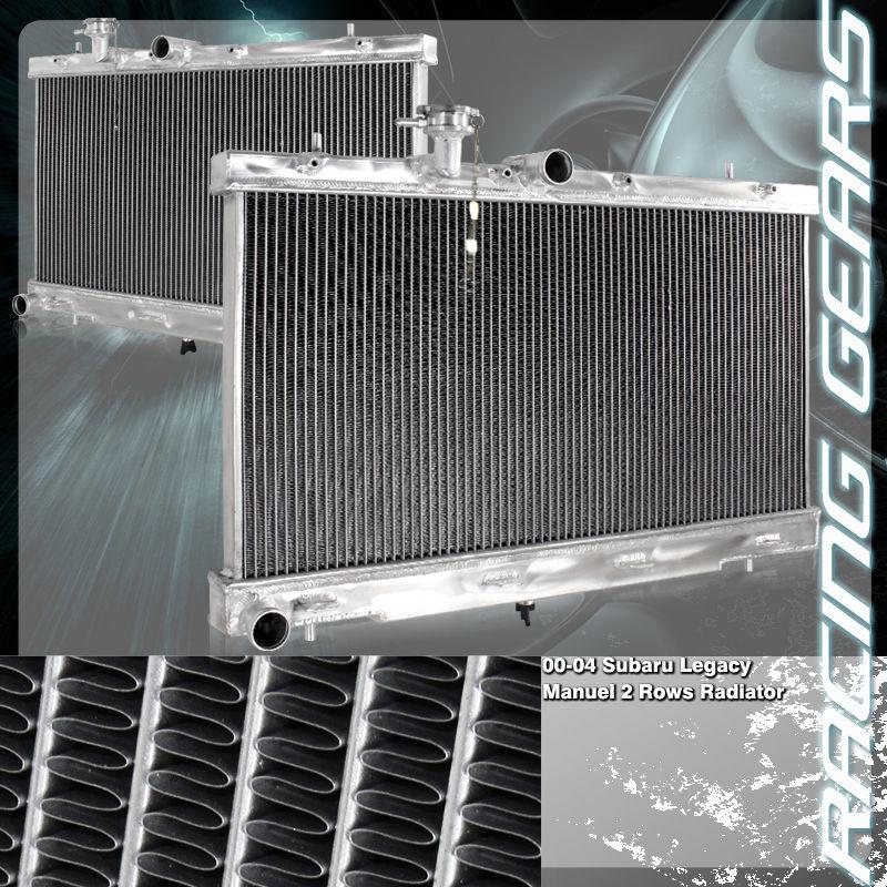 00-04 subaru legacy jdm manual transmission mt dual core 2 row aluminum radiator