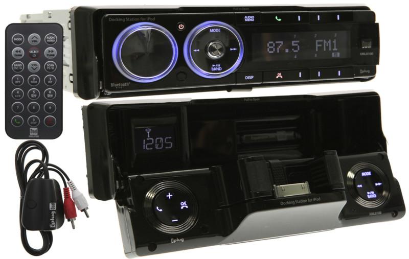 Dual xml8100 in dash am fm docking station for ipod with remote