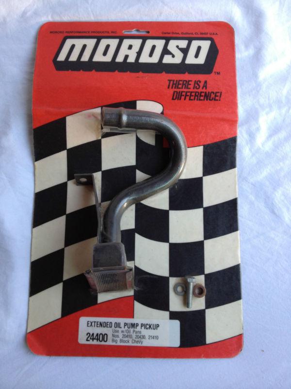 Nos new moroso extended oil pump pickup 24400 big block chevy chevrolet