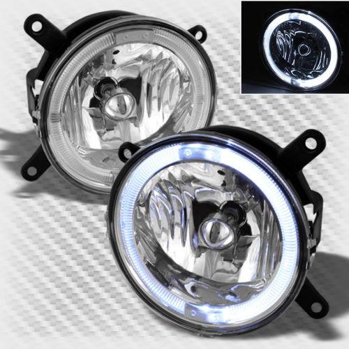 05-09 ford mustang halo fog lights lamp pair+switch+bulbs (gt model only)