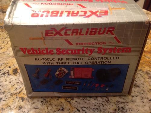 Excalibur car security system al-700lc in box