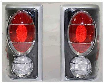 Tail light brake lamp rear lens & housing pair set both driver & passenger side