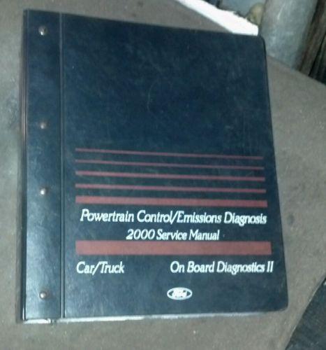 2000 ford car & truck powertrain control emission diagnosis manual obd ii