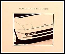 1991 honda prelude prestige brochure, 2.0 si, original 91