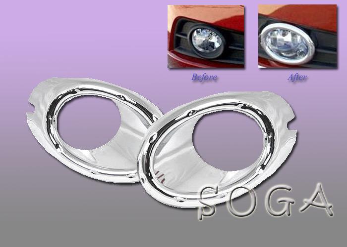 2009 2010 2011 chevy cruze chrome front lower grille fog light lamp cover trim