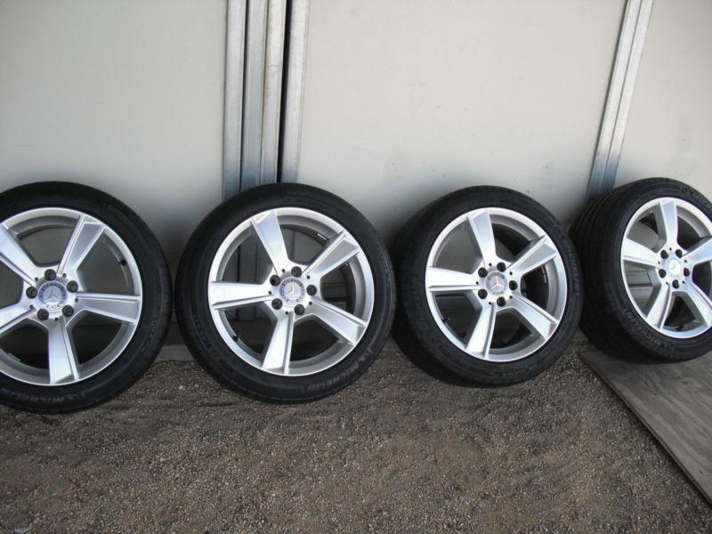 17"mercedesc class staggered oem wheel & michelin tire pkg 97%.1 set of 4-00521