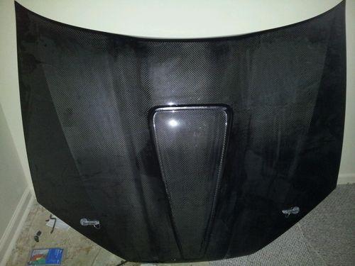 Mercury cougar full carbon fiber kaminari hood w/ scoop 99 00 01 02