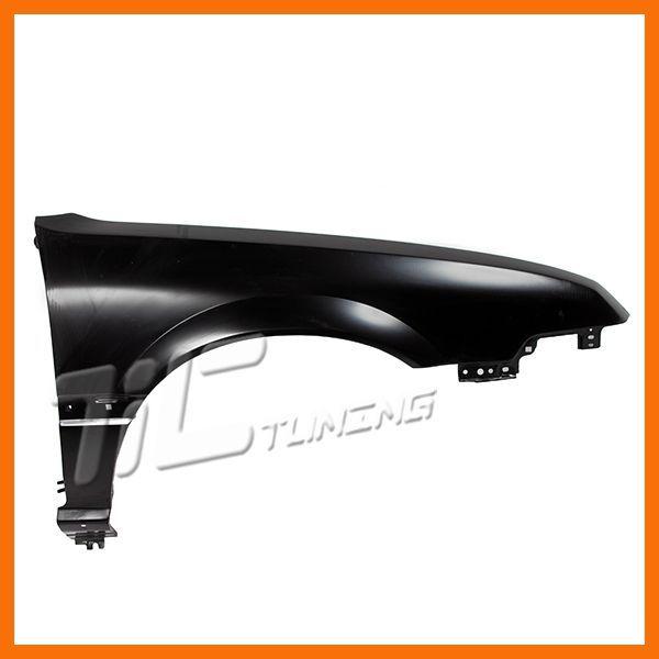 86-89 acura integra passenger right front fender primered black steel 3/4dr rh