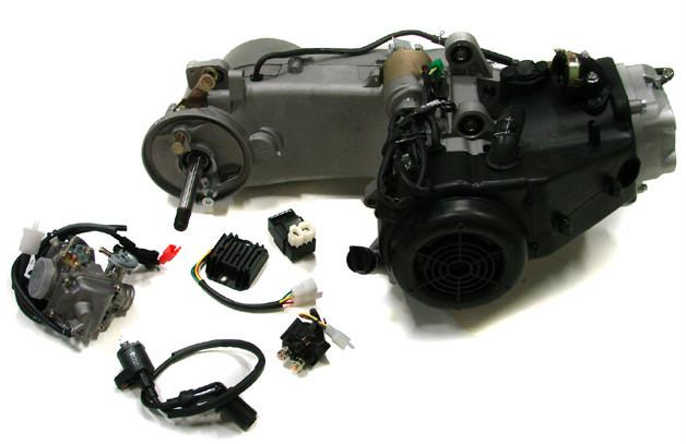 Short case 150cc gy6 scooter atv go-kart engine motor 150 cvt auto carb complete