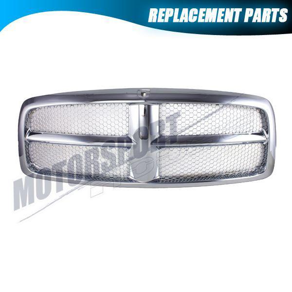 2002-2005 dodge ram 1500 2500 3500 pickup chrome honey combo front grille slt st