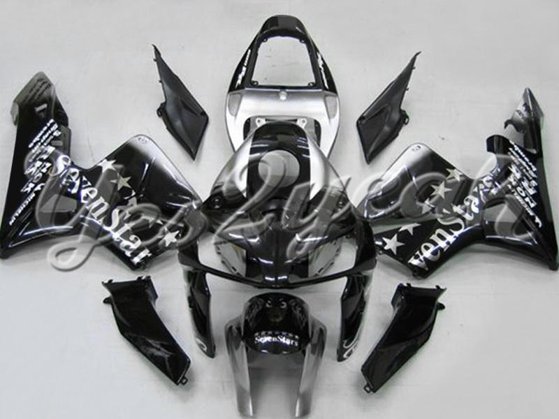 Injection molded fit 2005 2006 cbr600rr 05 06 sevenstar black fairing zn101