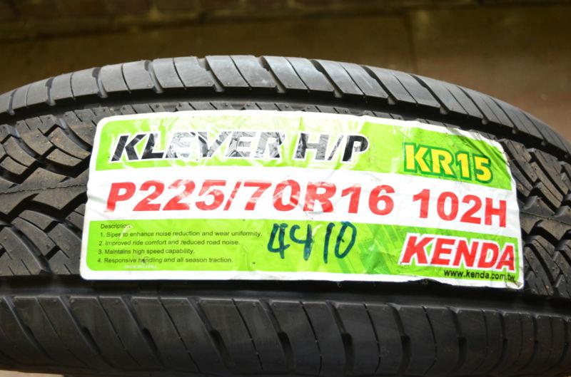 1 new 225 70 16 kenda klever h/p blem tire