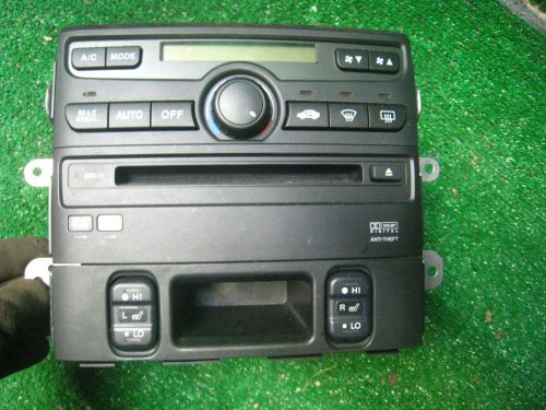 2005 honda pilot rear dvd entertainment player w/ heater temp control assembly