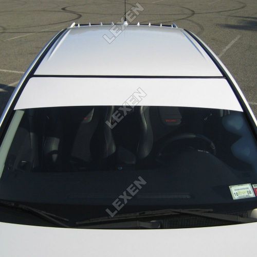 12&#034;x60&#034; sun visor strip vinyl on front windshield graphics decal custom color d