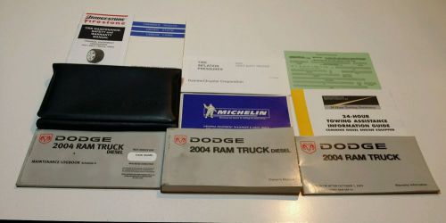 2004 dodge ram laramie diesel owners manual 2500 3500 slt st dually quad ext reg