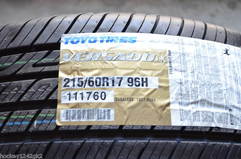1 new 215 60 17 toyo versado lx tire