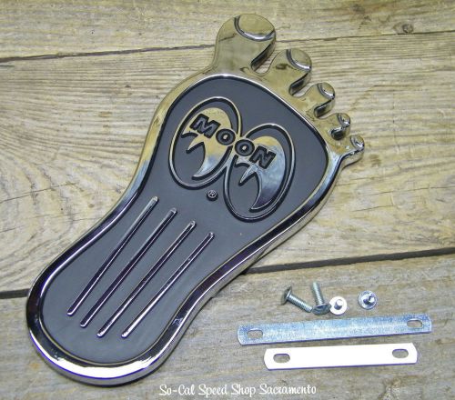 Large moon foot pedal hot rod rat vtg style buggy vw gasser gas throttle custom