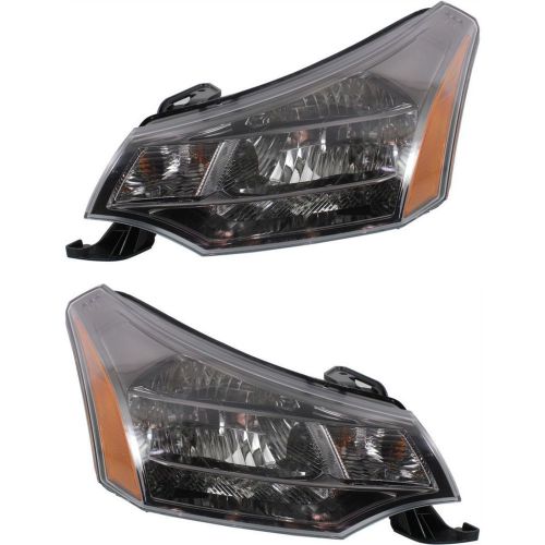 New head lamp assembly set of 2 left &amp; right side fits ford focus