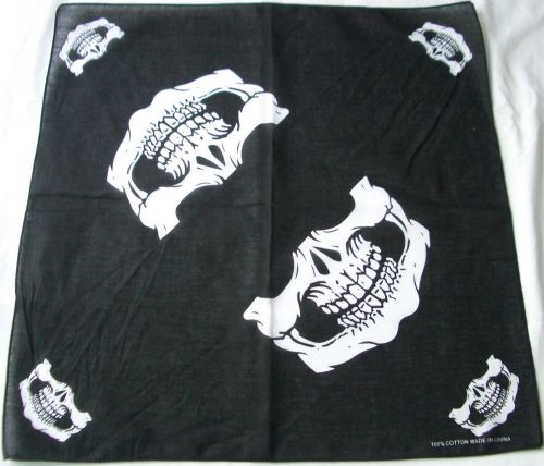 108 pc skull jaw bone bandana biker face mask winter sport paintball gear supply