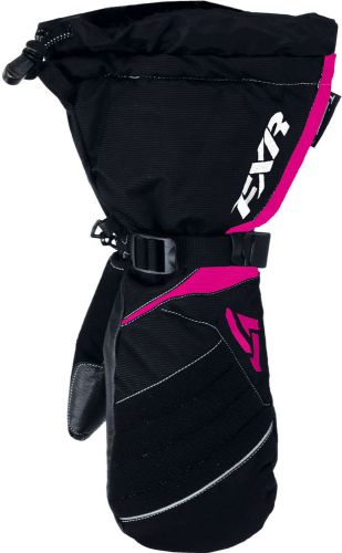 Fxr fusion mitten black/fuchsia lg