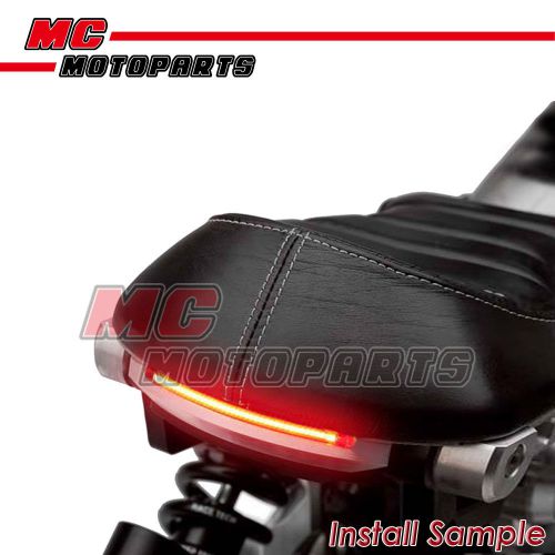 Amp-r smoke 21cm led flexible tail brake light tube for piaggio motorcycles