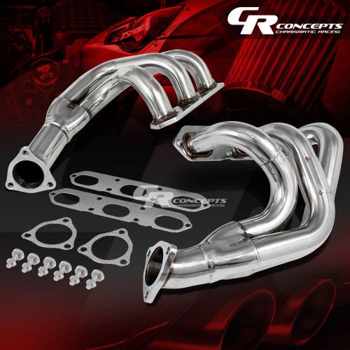 For 99-08 996 porsche 911 carrera h6 stainless steel tig welded header manifold