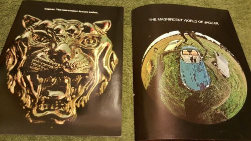 1970s jaguar  original car sales color brochure catalogs