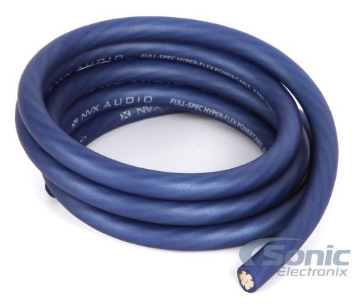 Nvx xw4bl5 5 ft. of blue envyflex 4-gauge power/ground wire cable