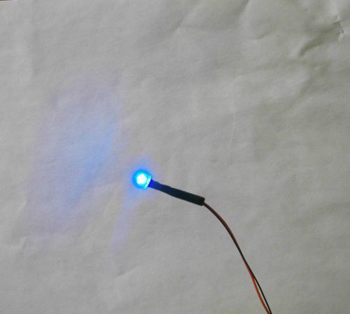 20 pcs 5mm mini led bulbs (wired),blue light,12v dc