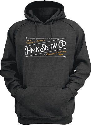 Hmk stitch womens pullover hoody black