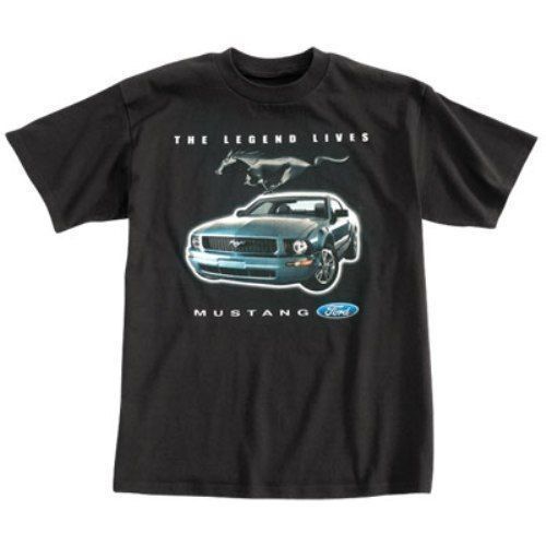 Brand new ford mustang the legend lives size black size xxl tee shirt!