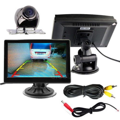 5&#039;&#039;  tft-lcd car rear view monitor + wide angel auto rearview backup camera