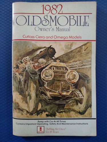 1982 oldsmobile cutlass ciera &amp; omega owner&#039;s manual