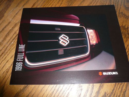 1996 suzuki sidekick x-90 esteem swift sales brochure