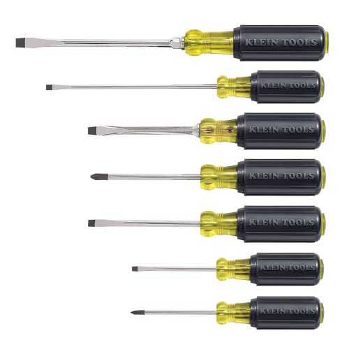Klein tools 7-piece cushion-grip screwdriver set -85076