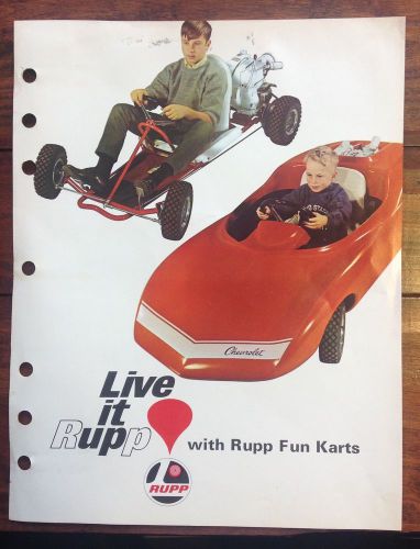 Live it rupp with rupp fun karts information sheet