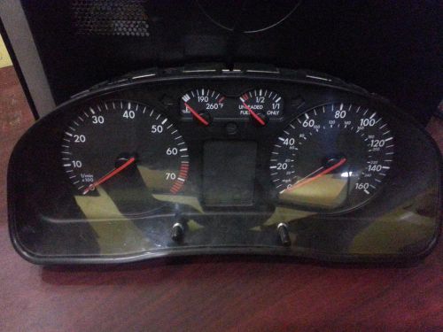 Volkswagen passat speedometer (cluster), mph, (160 mph), thru vin 090000, at 9