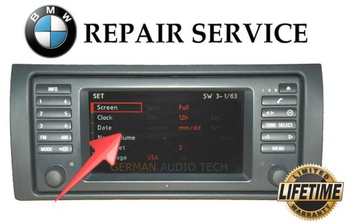 Bmw e38 e39 e53 x5 16:9 wide screen navigation monitor - lcd replacement service