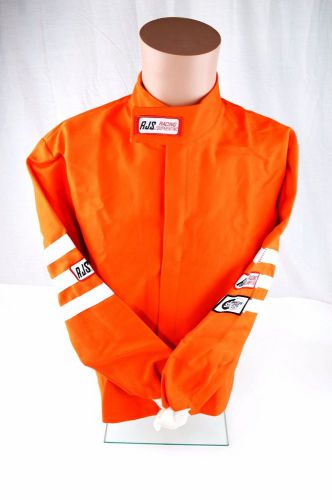 Rjs racing sfi 3-2a/1 youth classic fire suit jacket orange size 12/14 200010525