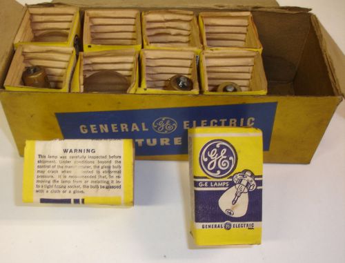 Vintage ge headlight bulb 1133 6-8v box of 10