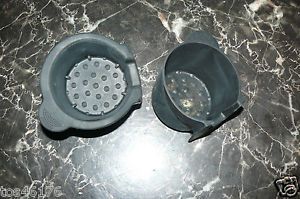 2002 - 2007 ford focus interior cup holder inserts oem driver &amp; passenger pair