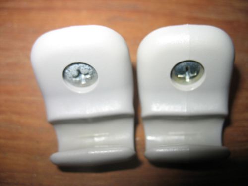 1995 - 2002 mazda protege oem gray  clip hooks (2) with screws