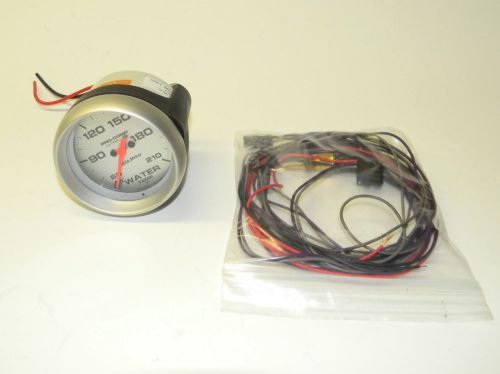 Autometer ultra-lite full sweep electrical water temp gauge 2 5/8&#034; exc condition