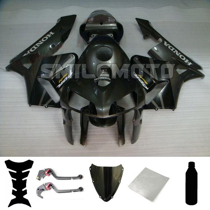 Bundle injection fairing windscreen levers for honda 2005 2006 cbr 600 rr f5 pbm