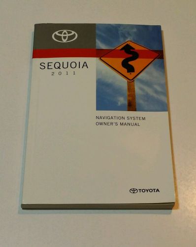 2011 toyota sequoia factory navigation system owners user manual guide book lmtd