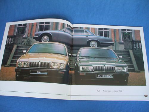 1991  european jaguar factory  dealer sales brochure