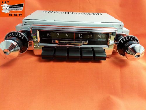 1955 chevy am-fm slide bar radio replacement factory fit belair sedan hardtop