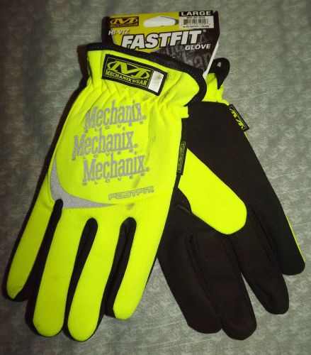 Mechanix wear fast fit, hi-viz. gloves – l large sff91-010