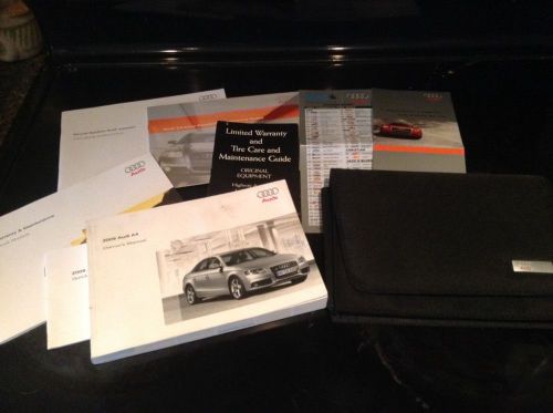 2009 audi a4 oem owners manual