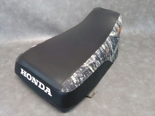 Honda trx450 seat cover foreman 1998 -2004 in 2-tone black &amp; conceal camo  (st)